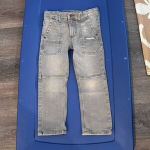 Wrangler Gray Snap Button Slim-Fit Jeans